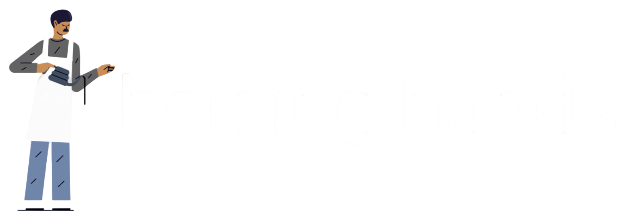 Helping Hands Wide Logo